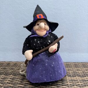 Vintage 1999 Kids of America Talking Witch Plush Halloween Decor Tested 15"